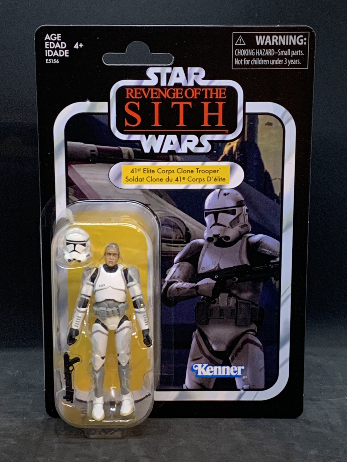 Figurine Star Wars Vintage Collection VC60 Clone Trooper – Hasbro 2011, Sous Blister