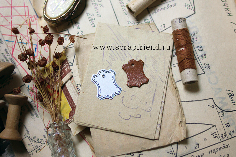 Нож для вырубки Иконка Кожа, 2х2,5см, Scrapfriend Нож для вырубки Иконка Кожа, 2х2,5см, Scrapfriend