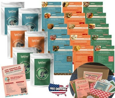 STARTER KIT Seasonings & Recipes to cook family dinners for 12 nights: 6 Packets, Color-coded recipe card set, Gourmet Must-Haves list & FREE Shipping ~$55 Value! STARTER KIT Seasonings & Recipes to cook family dinners for 12 nights: 6 Packets, Color-coded recipe card set, Gourmet Must-Haves list & FREE Shipping ~$55 Value!
