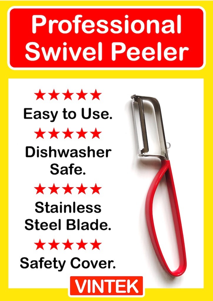 VINTEK Professional Swivel Peelers | *3 PACK*