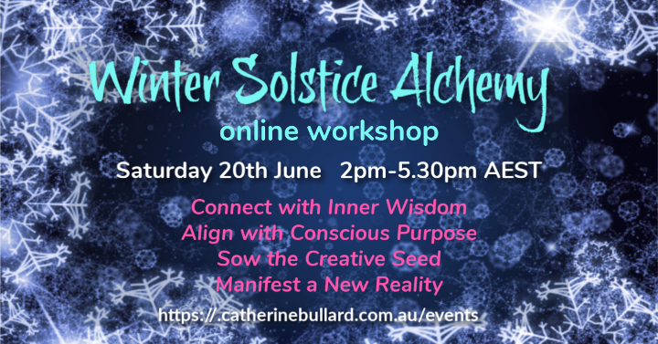 WINTER SOLSTICE ALCHEMY WORKSHOP WINTER SOLSTICE ALCHEMY WORKSHOP