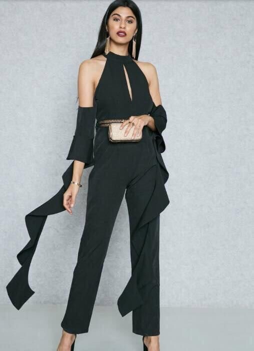 dark pink jumpsuit