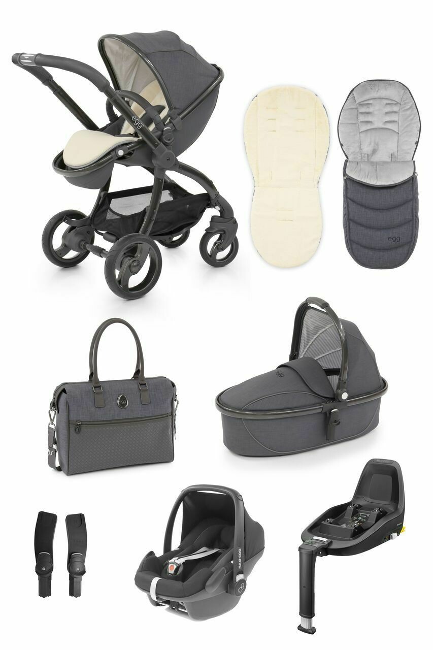 egg travel system quantum grey