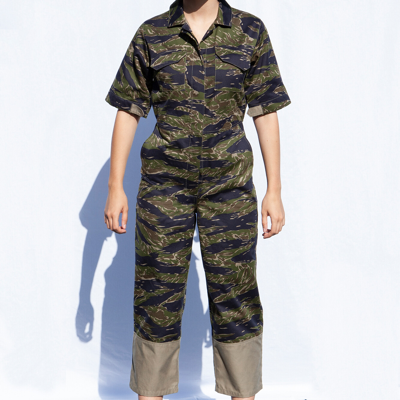 camouflage coverall