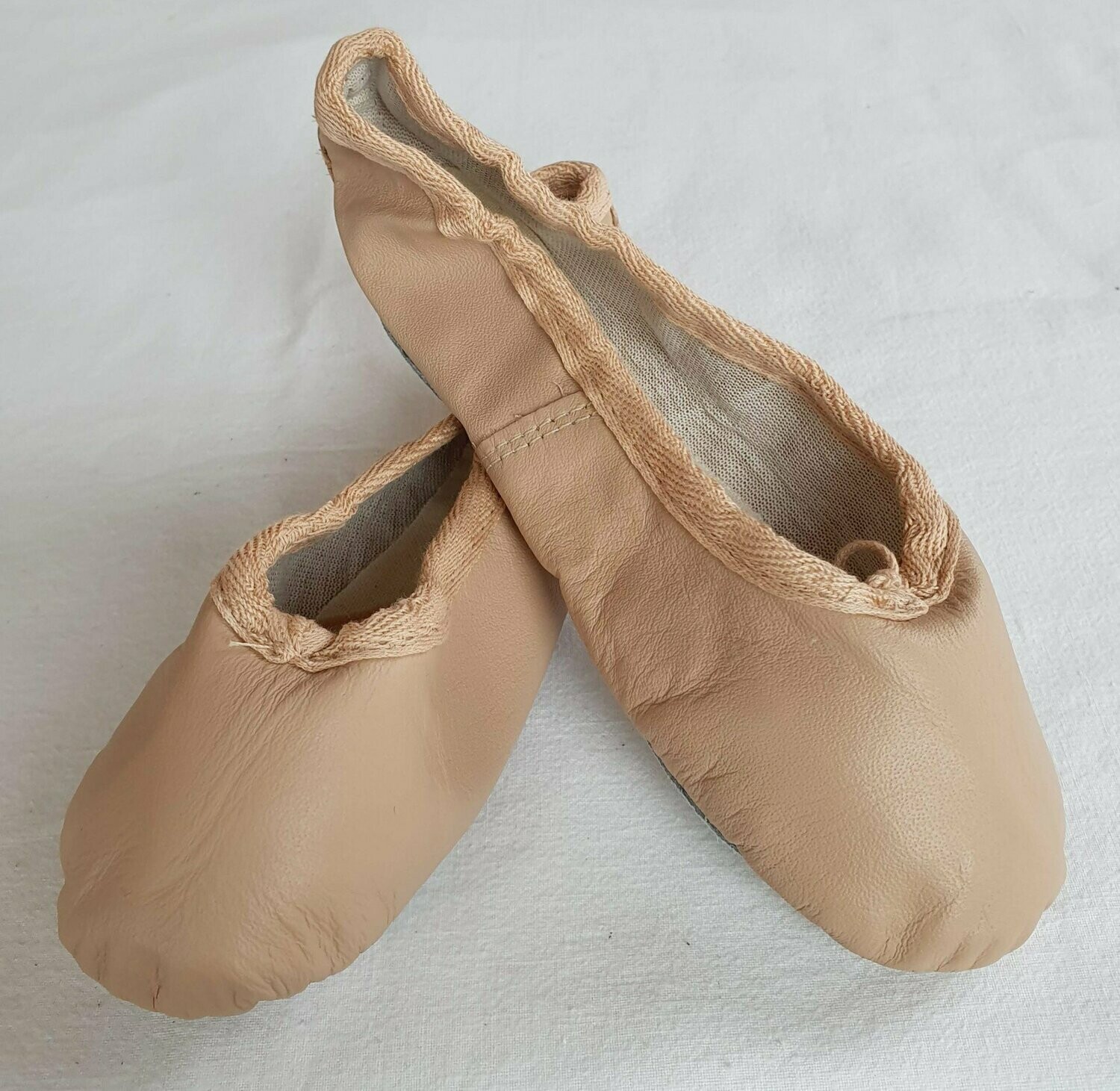 pink leather ballet shoes