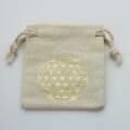 Sachet fleur de vie doré Sachet fleur de vie doré