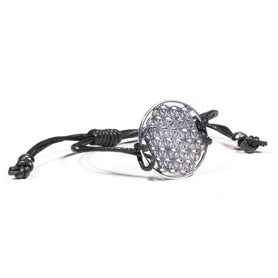 Bracelet fleur de vie noir Bracelet fleur de vie noir