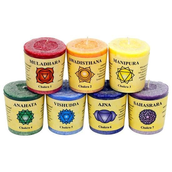 7 bougies chakras 7 bougies chakras