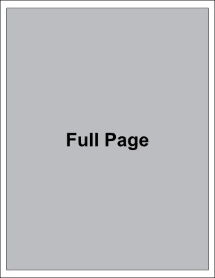 Full Page Advertising Full Page Advertising