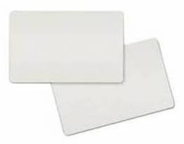 PVC Blank white Cards CR80 - 10 pieces PVC Blank white Cards CR80 - 10 pieces