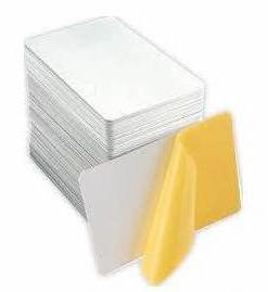 PVC Adhesive Back Card - 10 pieces PVC Adhesive Back Card - 10 pieces