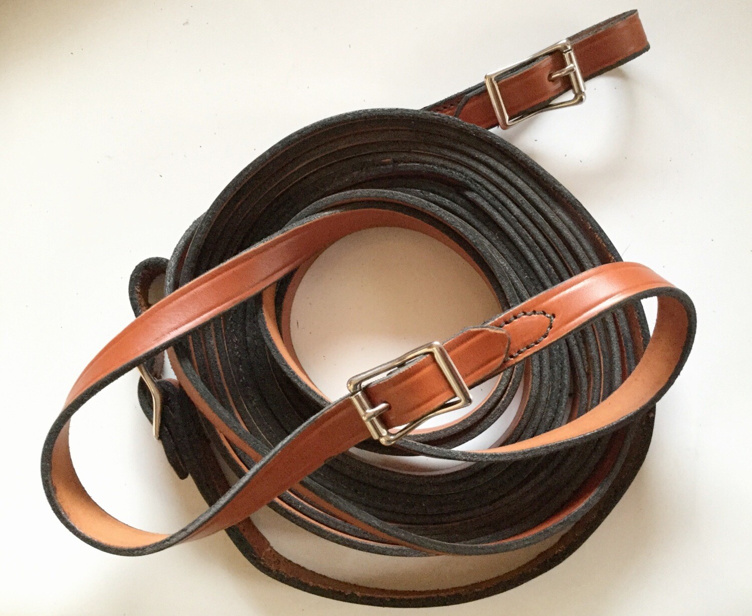 Driving Reins Leather Chrysalis Acres Equipment for the Carriage