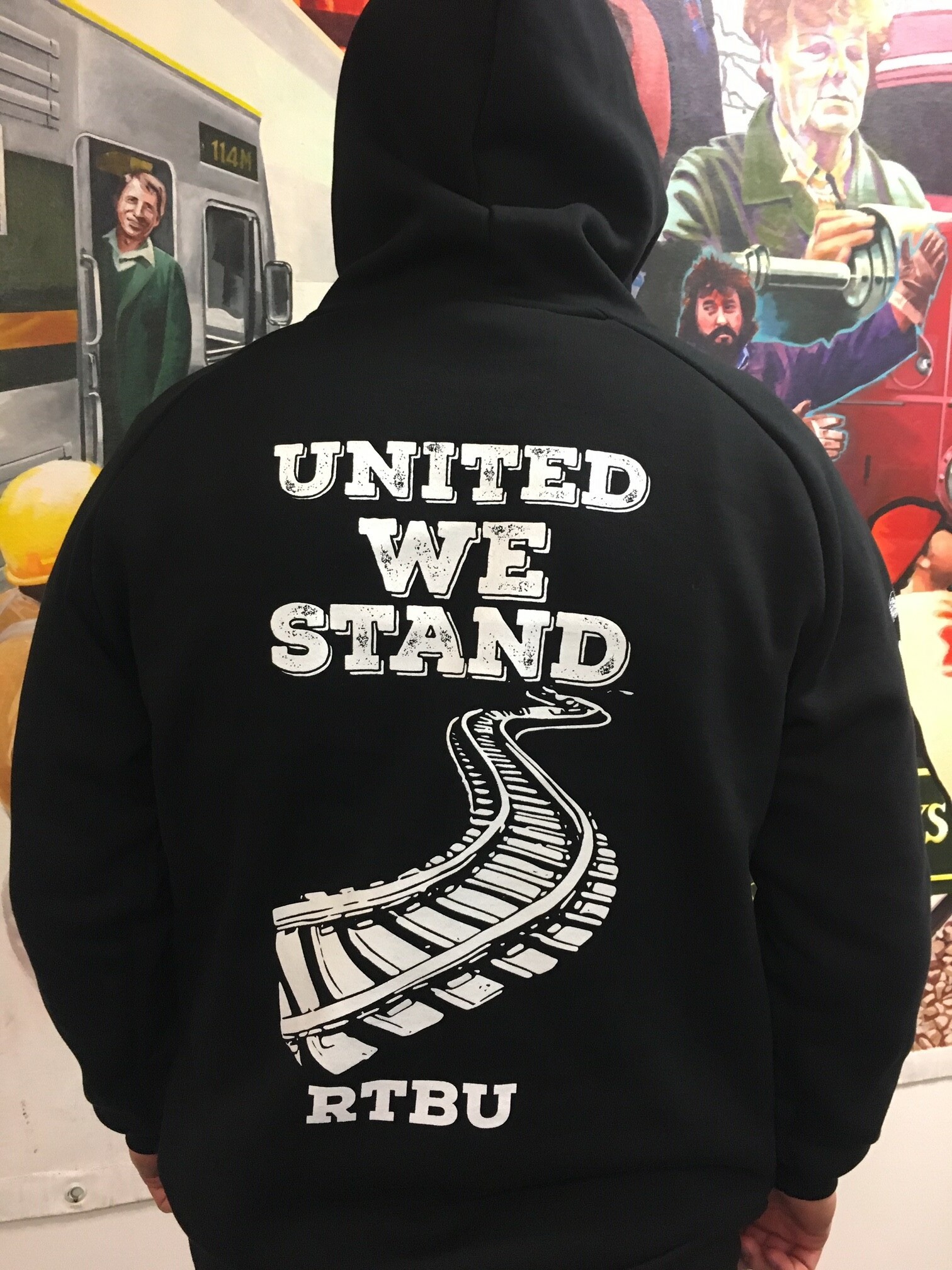 Black Pullover Hoodie - V2