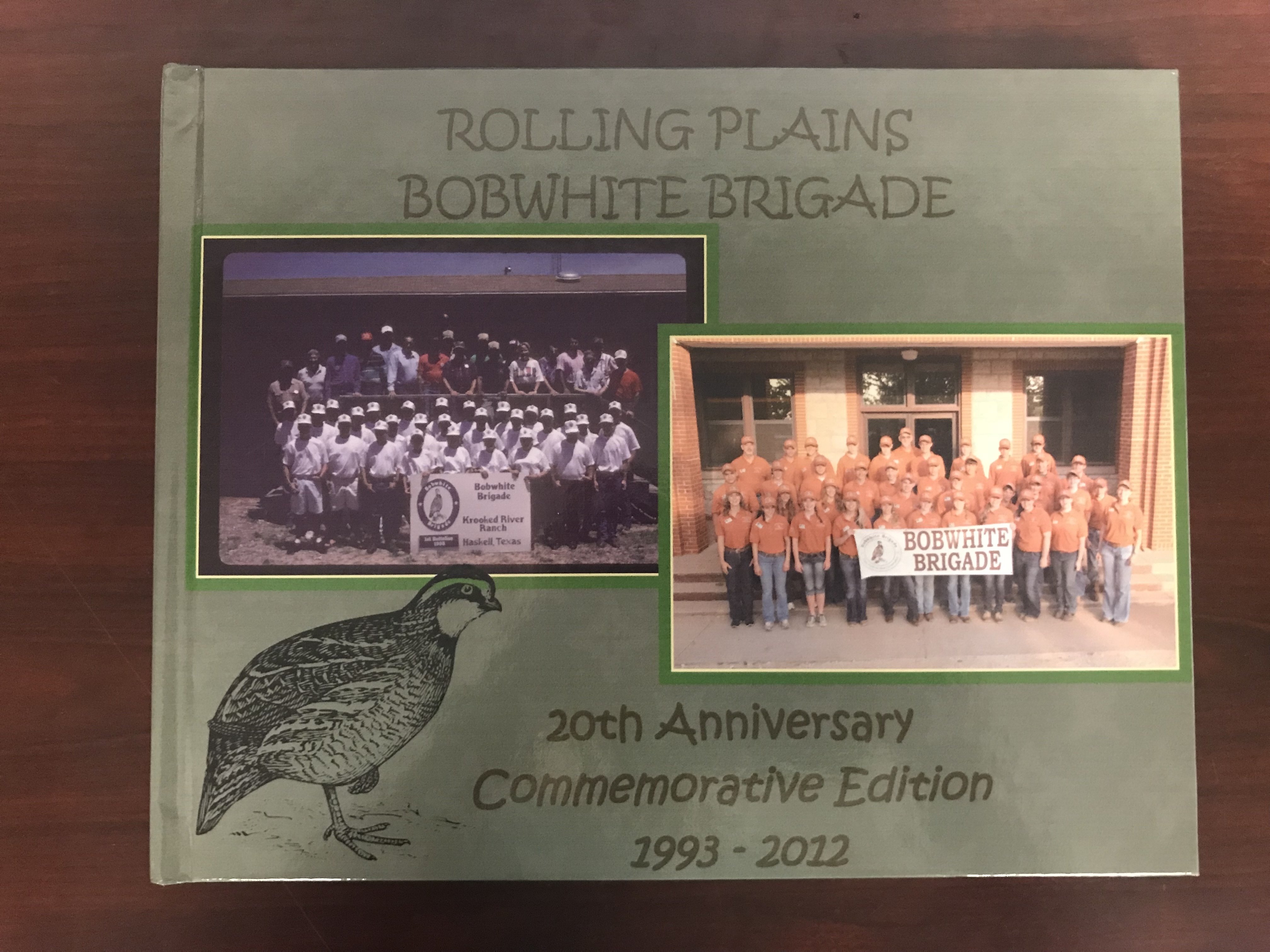 Rolling Plains Bobwhite Brigade 20th Anniversary Commemorative Book 00026