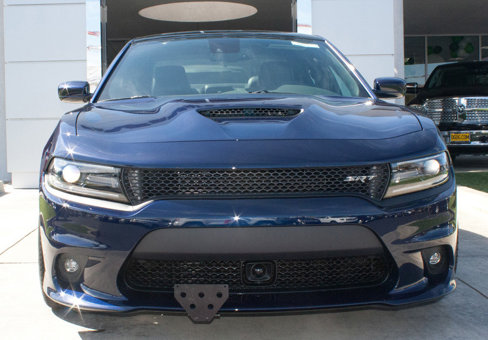 dodge charger front license plate bracket