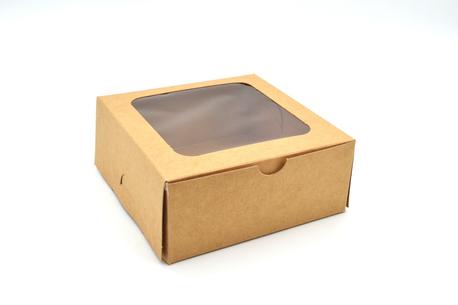 Cake Box Window 5 x 5 x 2.5 Kraft (ea) Cake Box Window 5 x 5 x 2.5 Kraft (ea)