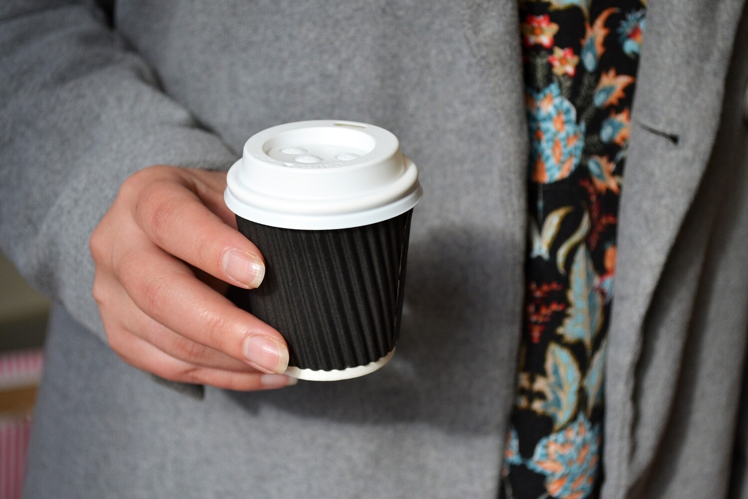 Coffee Cups Ripple Espresso 100ml - Black (Qty 50) Coffee Cups Ripple Espresso 100ml - Black (Qty 50)