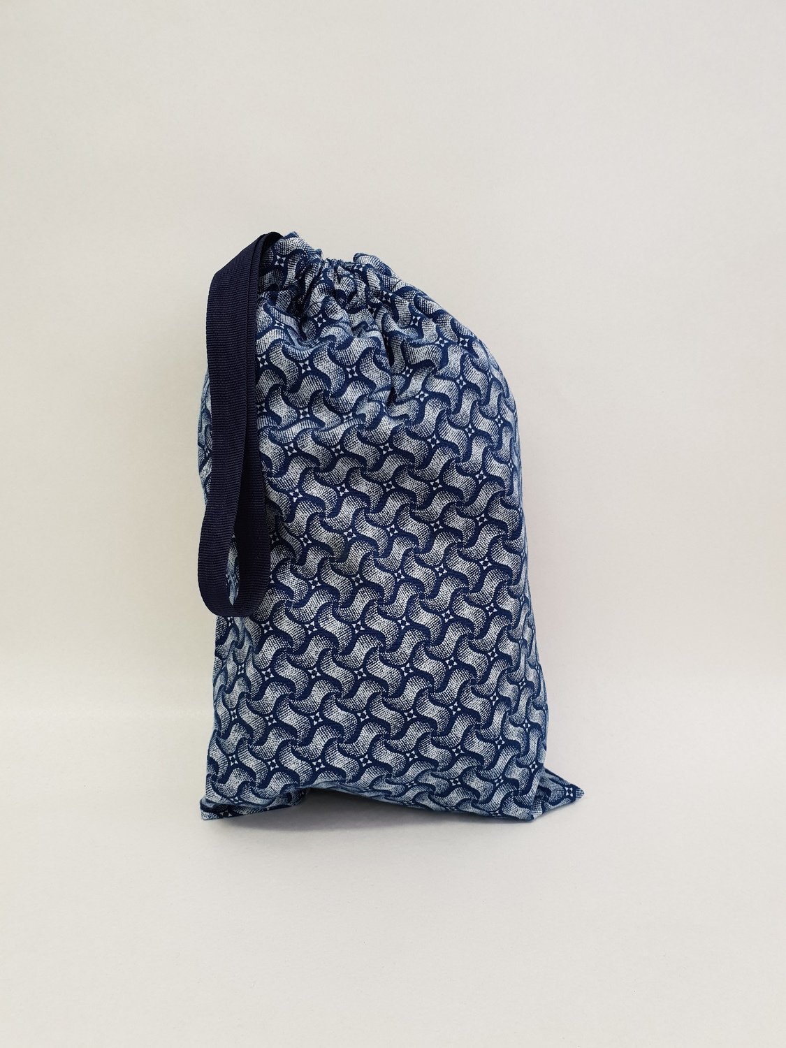 Shweshwe Bag Blue+White - Small Shweshwe Bag Blue+White - Small