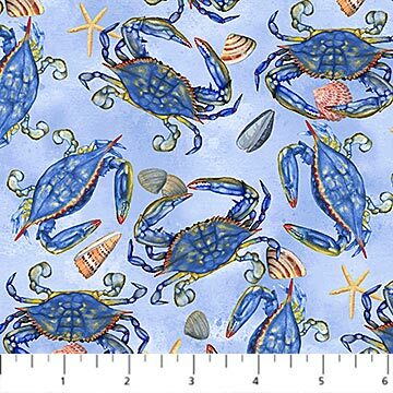 Catch of the Day - Blue Crabs - 1/2m cut 55375