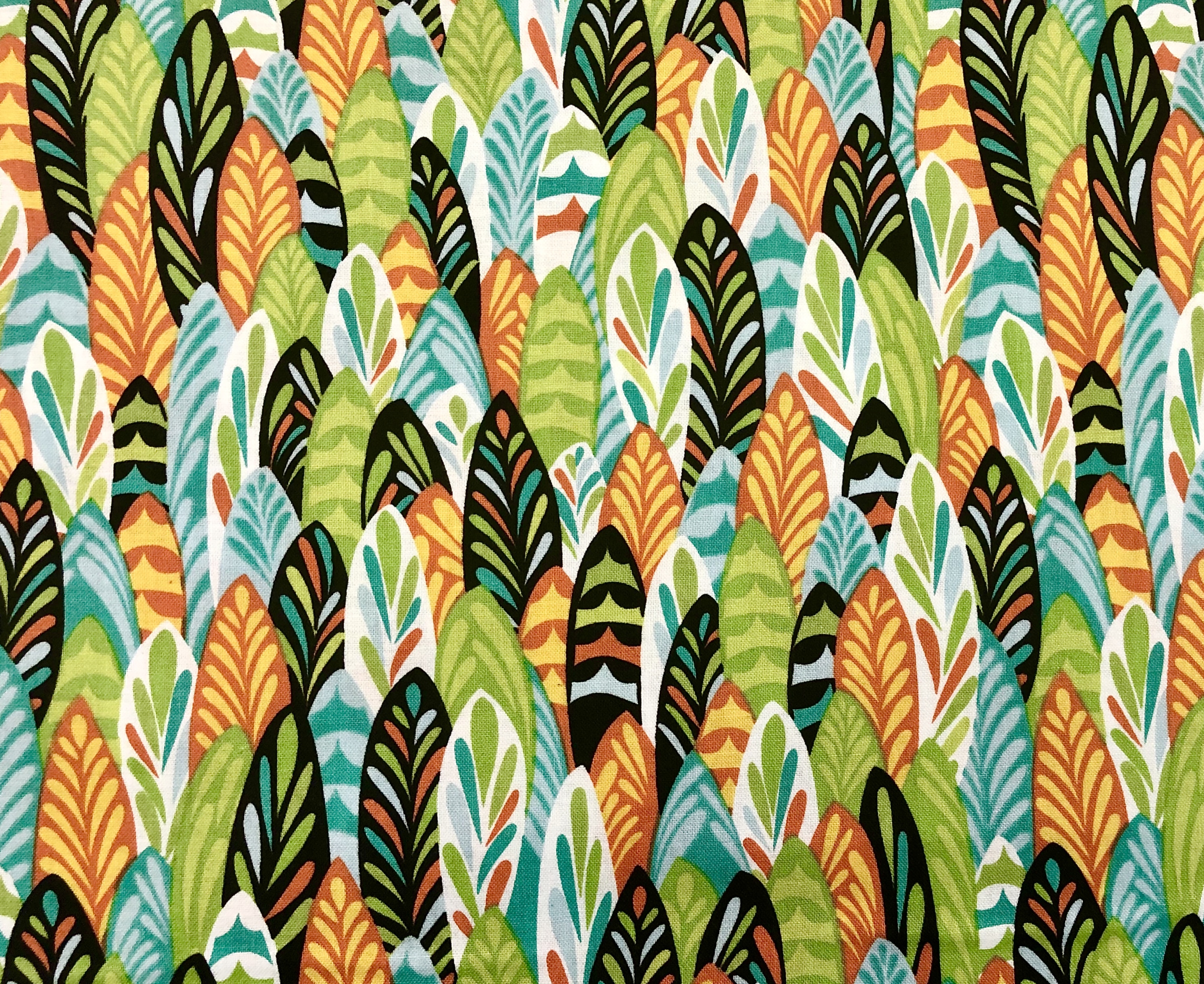 Feathers & Foliage - Wilmington Fabrics - 1/2m cut 55449