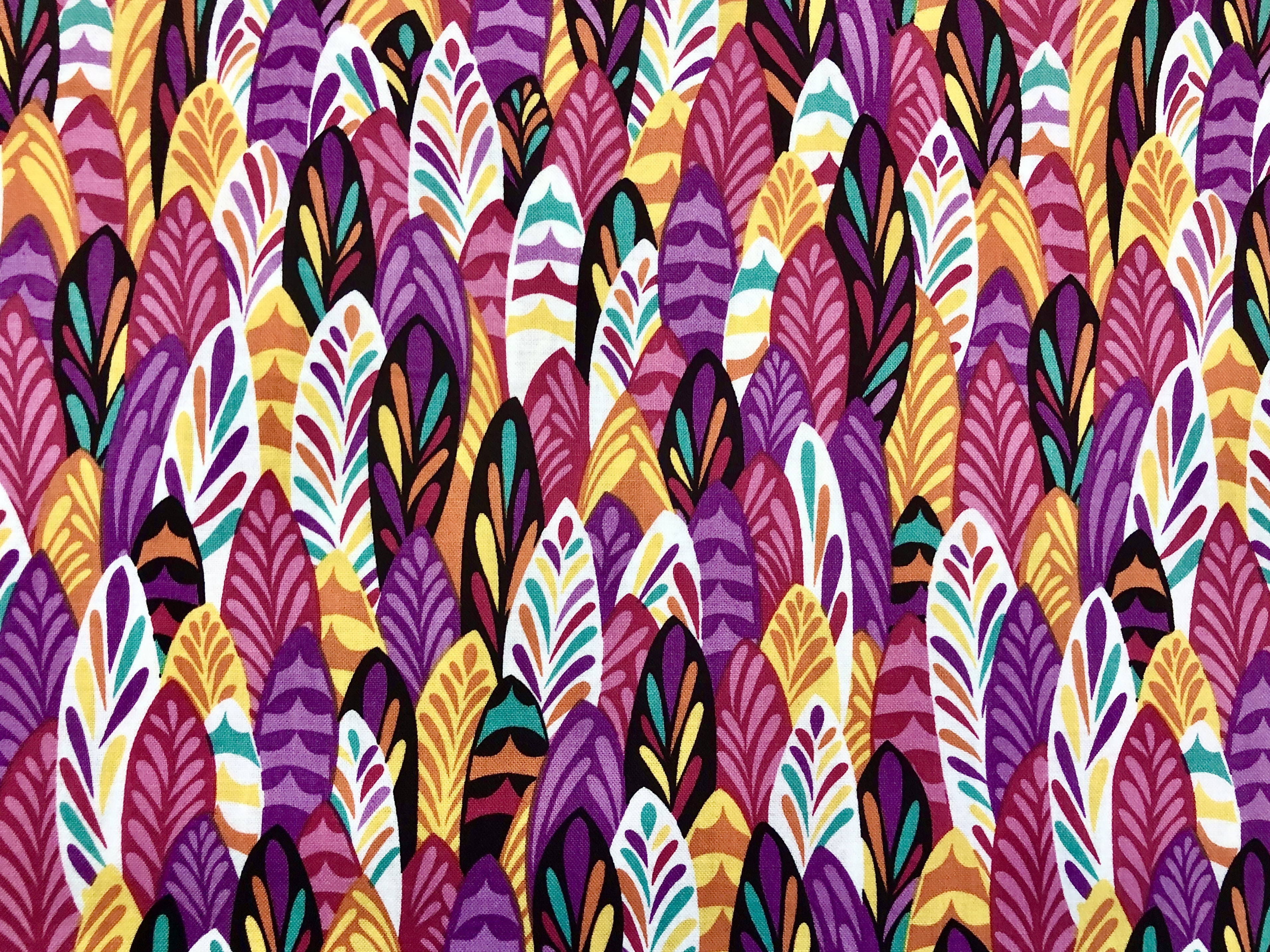 Feathers & Foliage - Wilmington Fabrics - 1/2m cut 55450