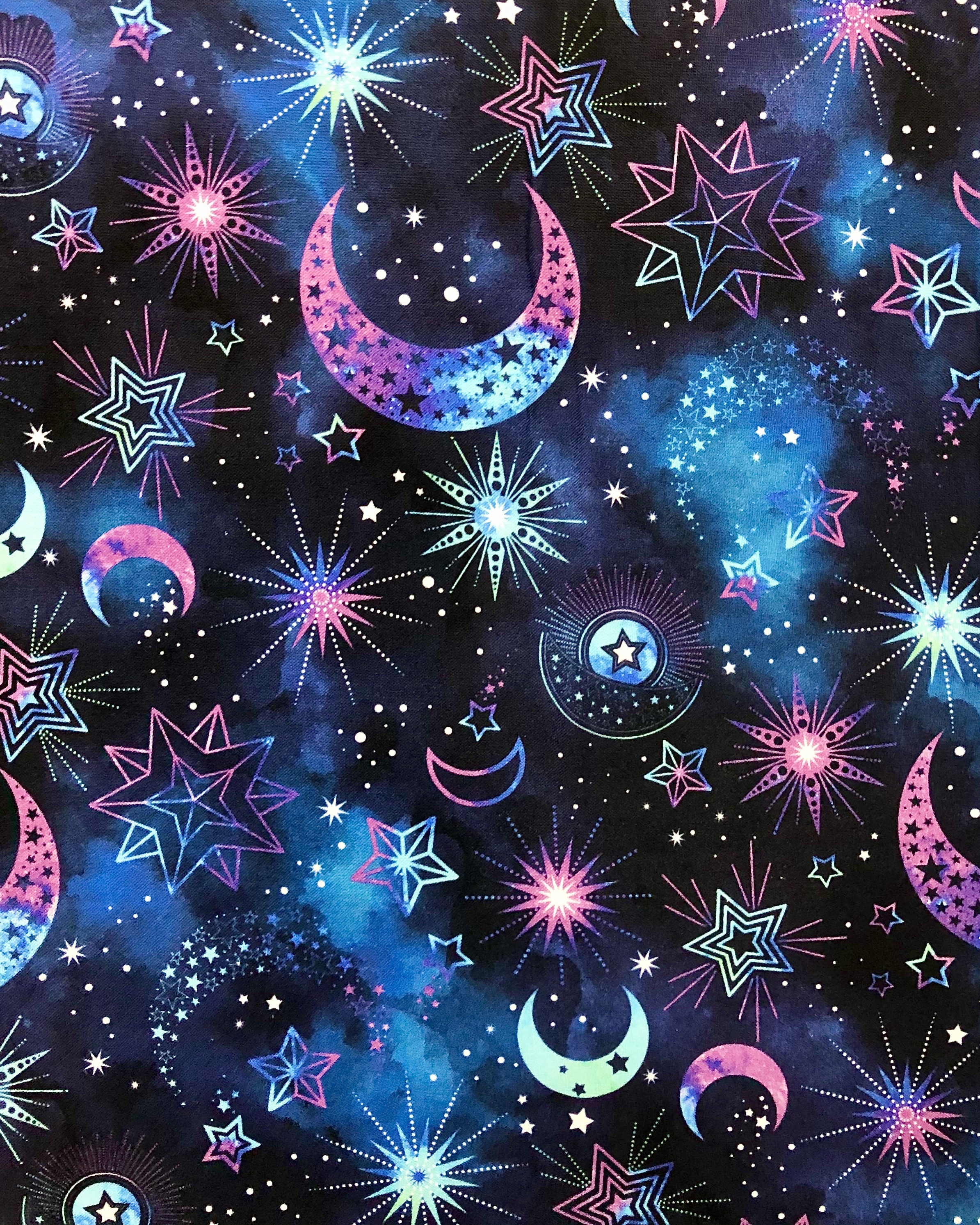 Cosmic Universe - Indigo Allover - 1/2m cut 55453