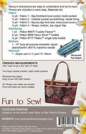 Riviera Tote Bag Pattern