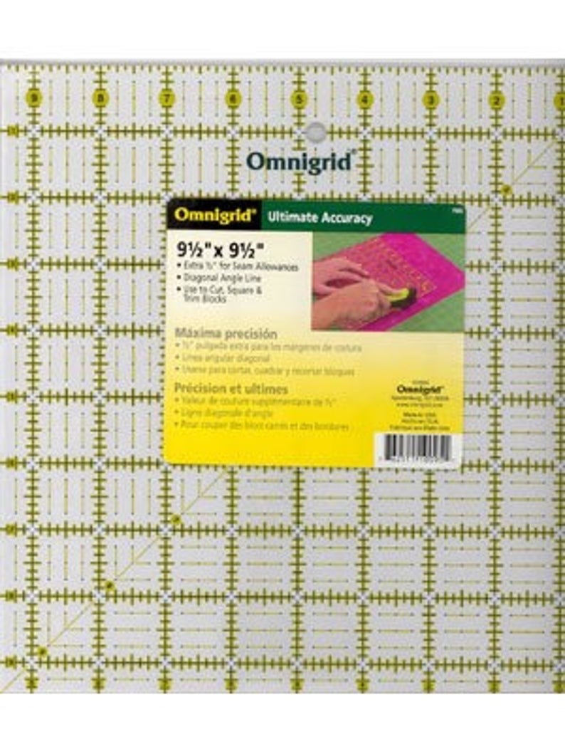9.5” square ruler 55604