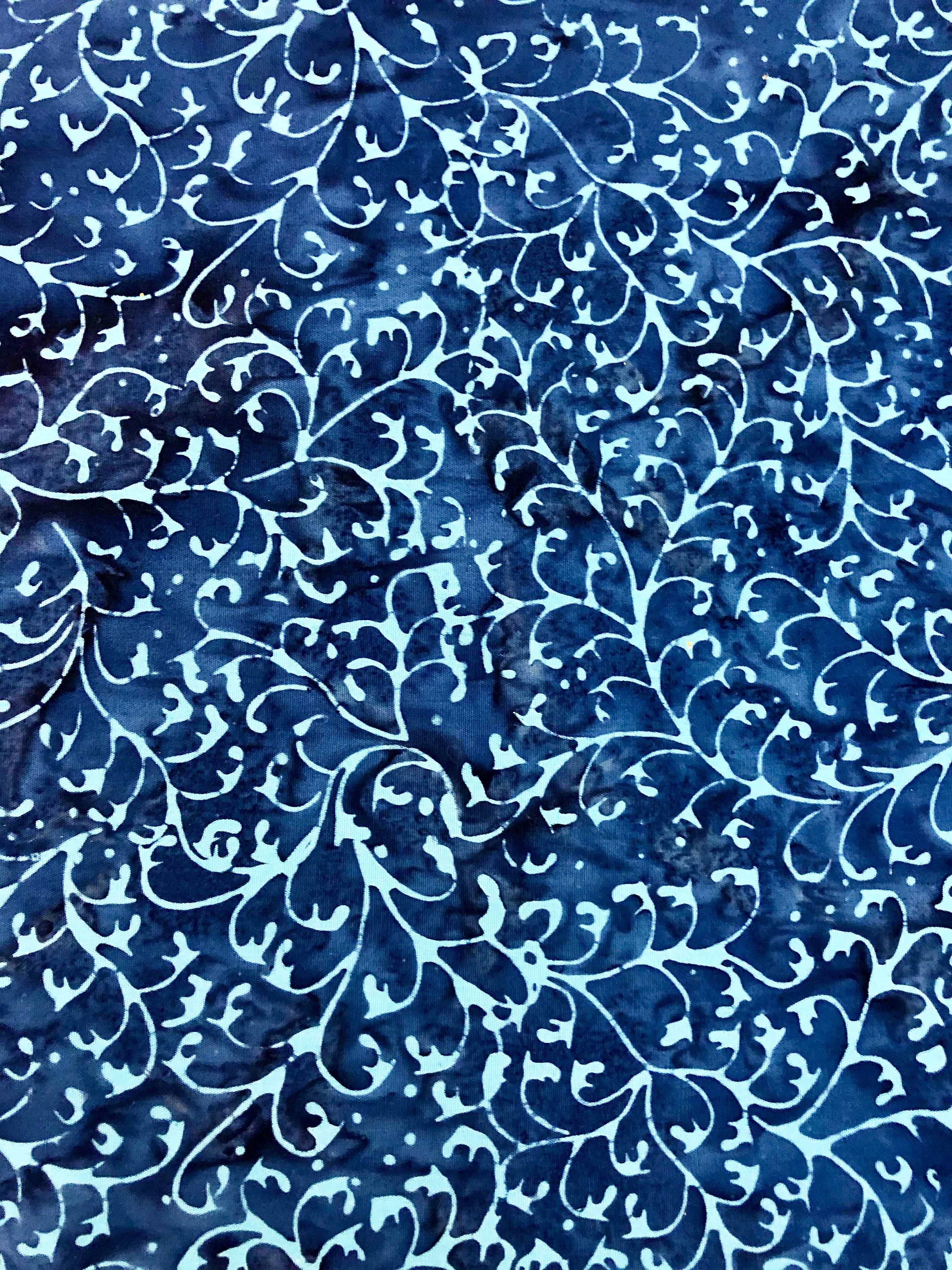 Blue Cave Batik - 1/2m cut 55743