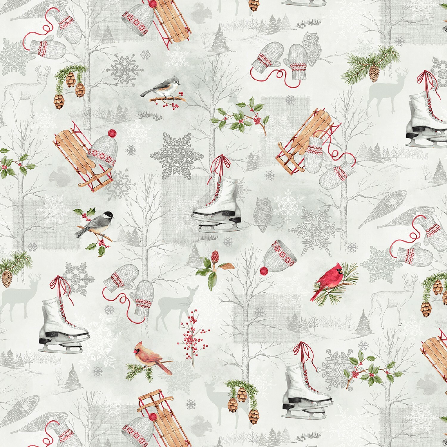 Winter Wonderland - All Over Print - 1/2m cut 55774