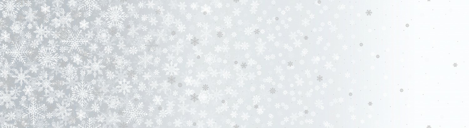 First Snowfall - White - 1/2m cut 55873