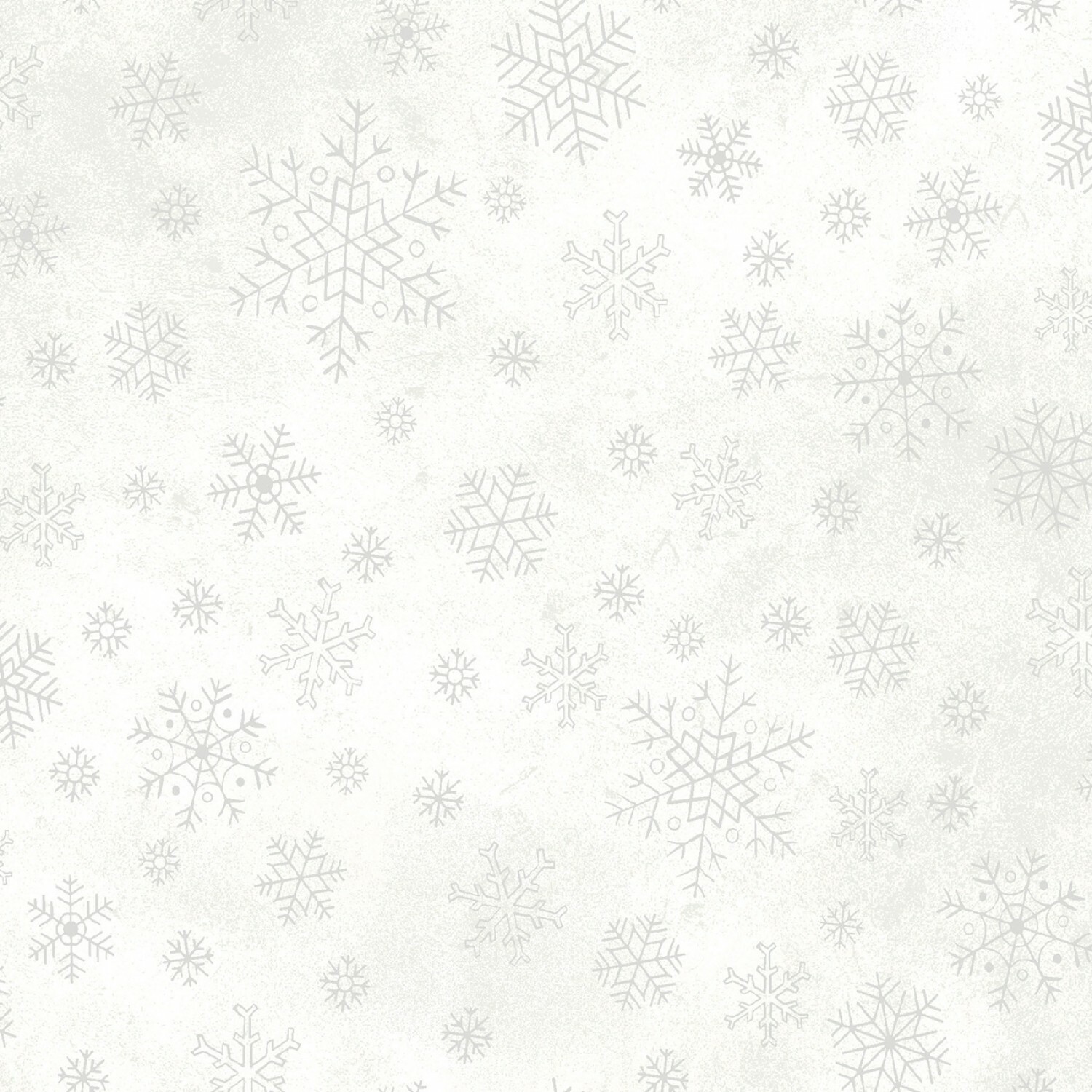 Snowflake - White - 1/2m cut 55877