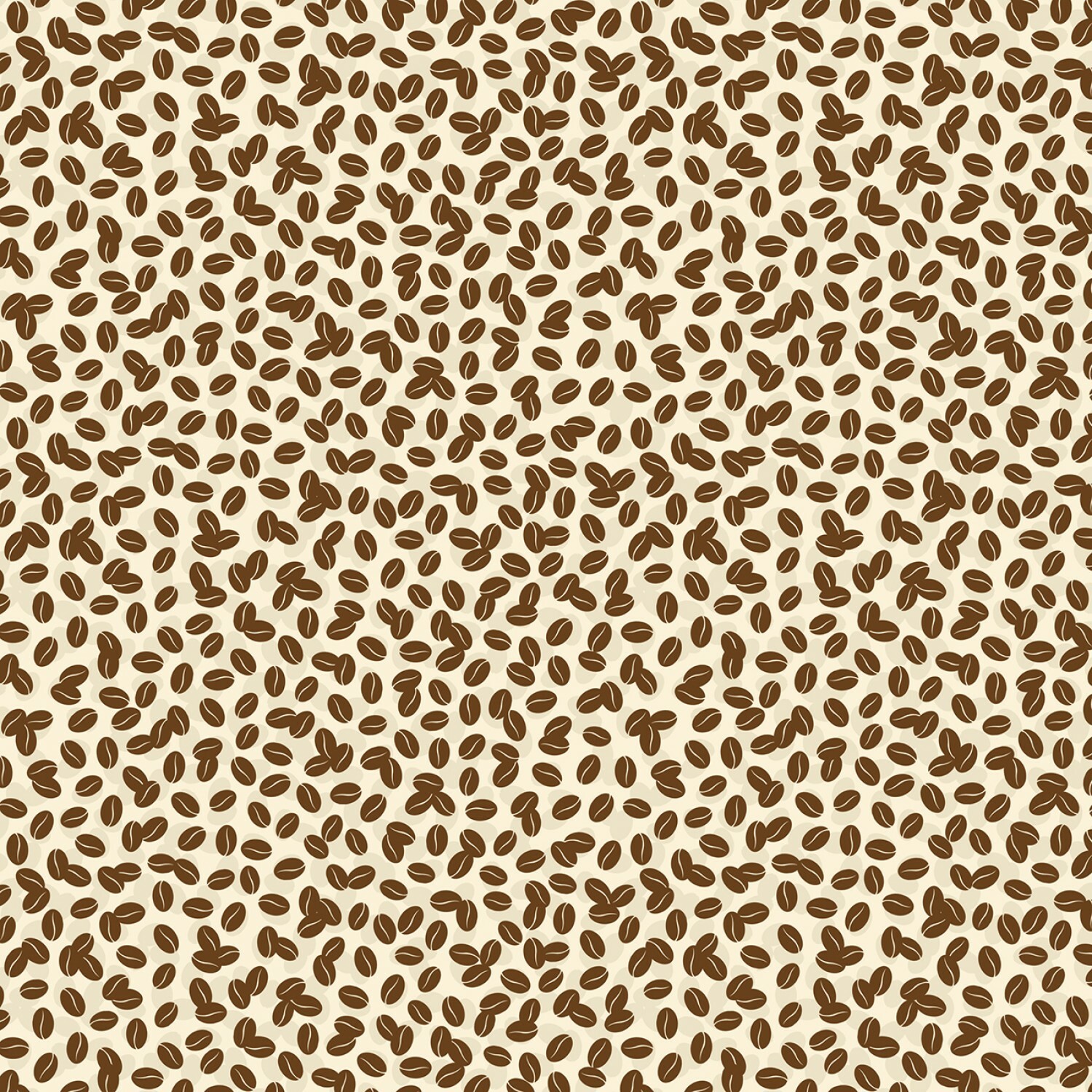 Coffee Beans - Coffee Time by Wilmington Fabrics - 1/2m cut 55887