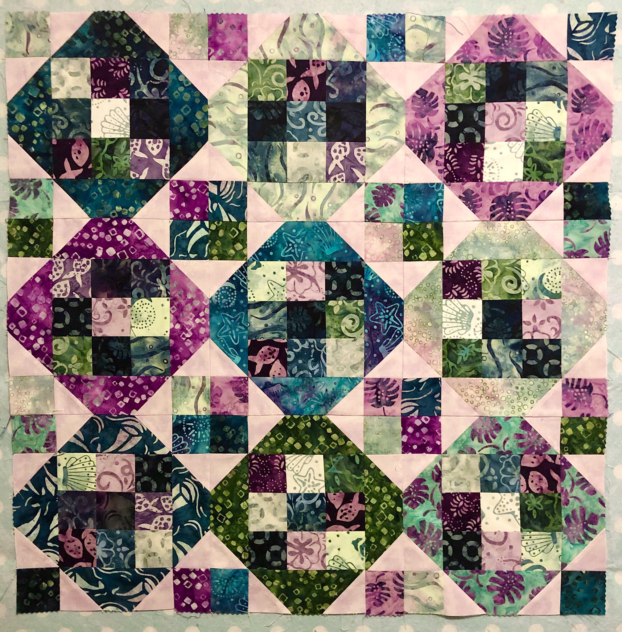 Stacked Diamonds - ONLINE CLASS