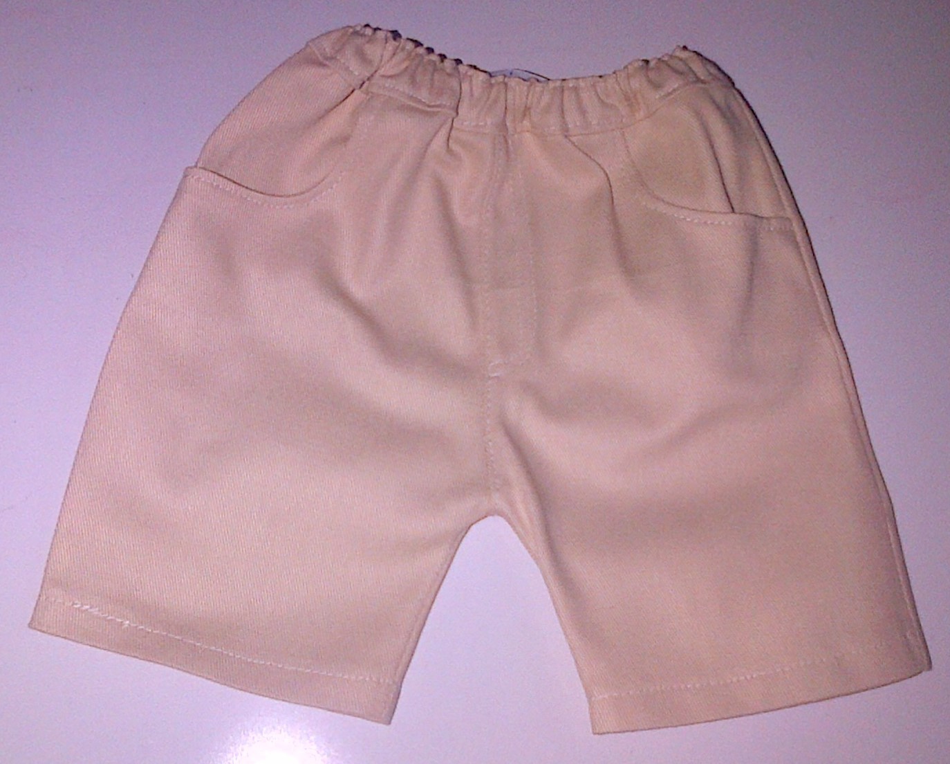 Trousers with front pockets - ecru twill Trousers with front pockets - ecru twill