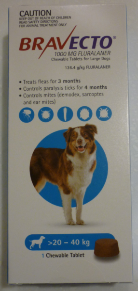 Bravecto Blue 1 Chew Bravecto Blue 1 Chew