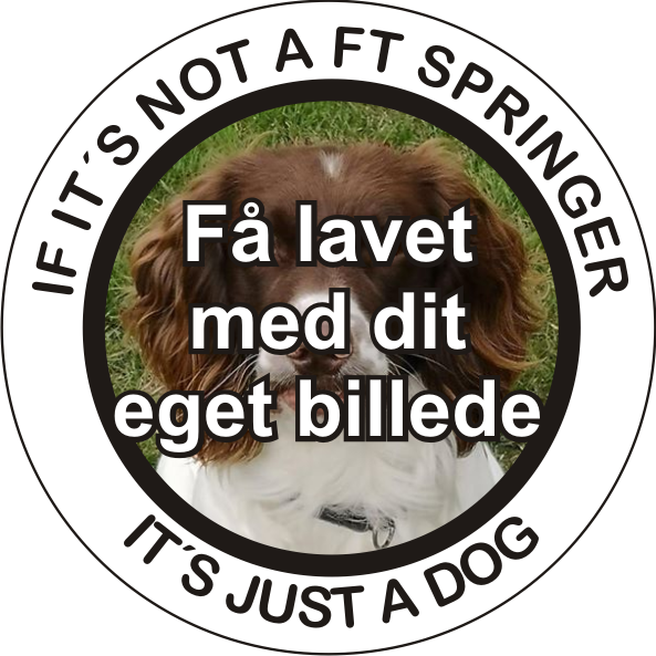 Klistermærke - Med DIT eget billede Klistermærke - Med DIT eget billede