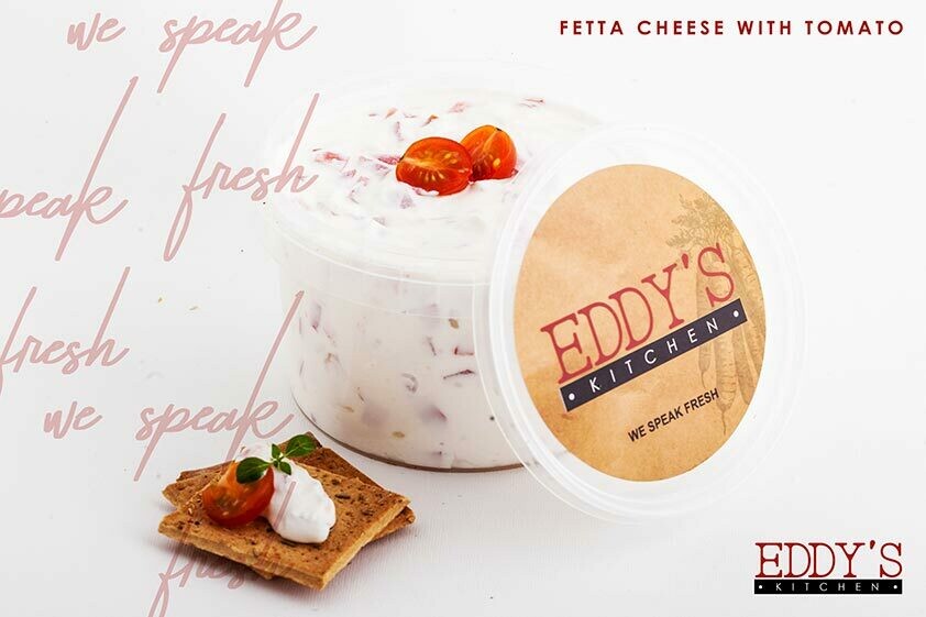 Feta Cheese with Tomato Dip (500g) جبنه بيضاء بالطماطم Feta Cheese with Tomato Dip (500g) جبنه بيضاء بالطماطم