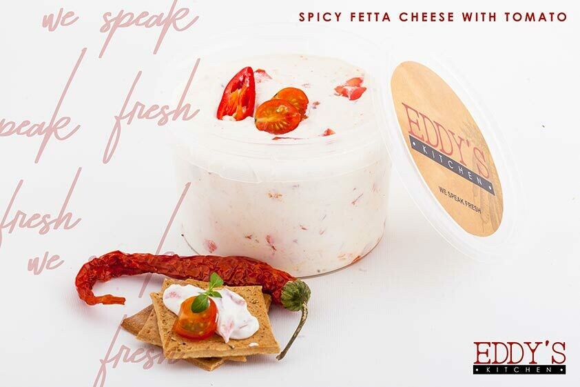 Spicy Feta Cheese with Tomato Dip (500g)
جبنه بيضاء حاره بالطماطم Spicy Feta Cheese with Tomato Dip (500g)
جبنه بيضاء حاره بالطماطم