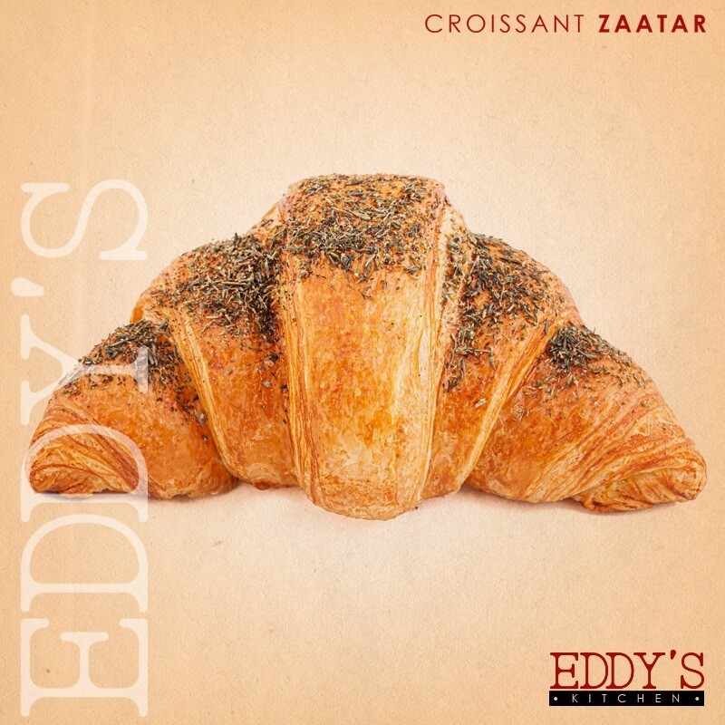 Zaatar Croissant (2) كرواسون بالزعتر Zaatar Croissant (2) كرواسون بالزعتر