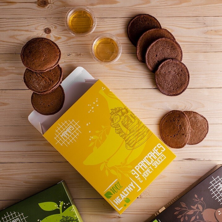 Banana Chocolate Oat Pancakes بان كيك شوفان بالموز والشوكولاته Banana Chocolate Oat Pancakes بان كيك شوفان بالموز والشوكولاته