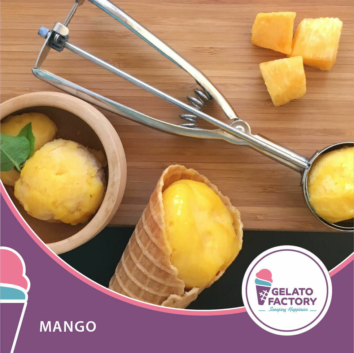 Mango Gelato (700g) جيلاتو مانجو Mango Gelato (700g) جيلاتو مانجو