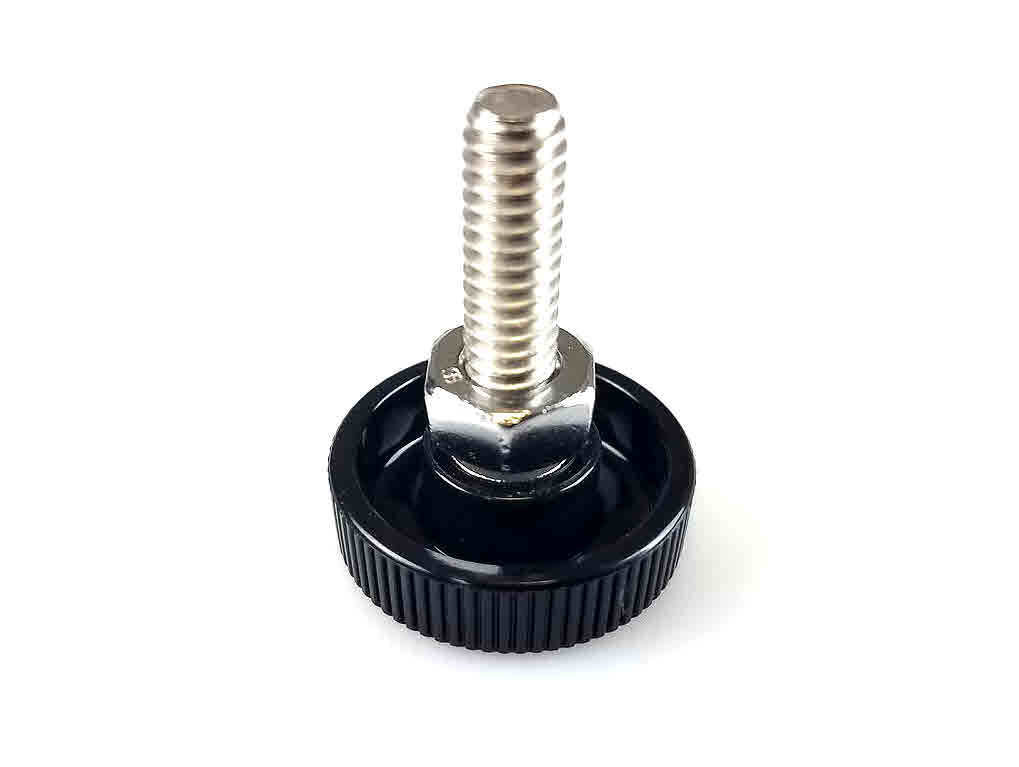Quick Release Black Thumb Screw 1"