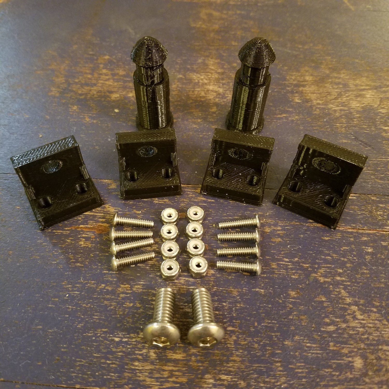 1987-2007 KLR650 Tank Shroud Tab & Peg Repair Kit