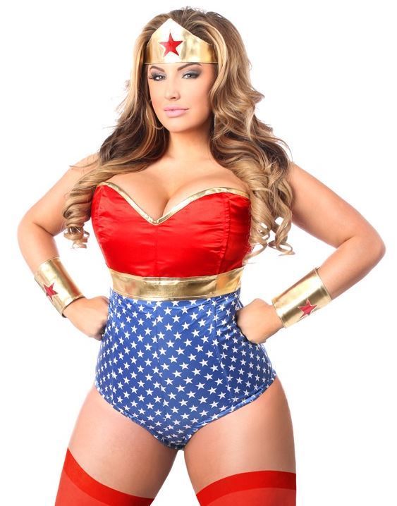 wonder woman plus size swimsuit