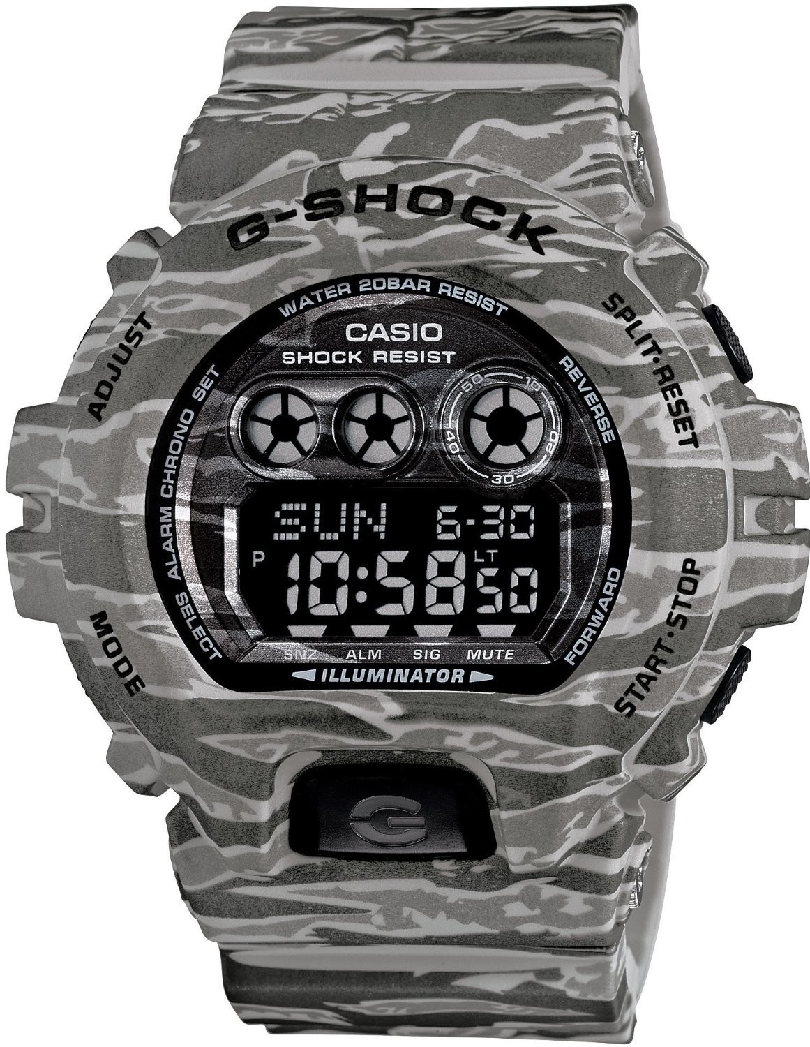 g shock camouflage grey