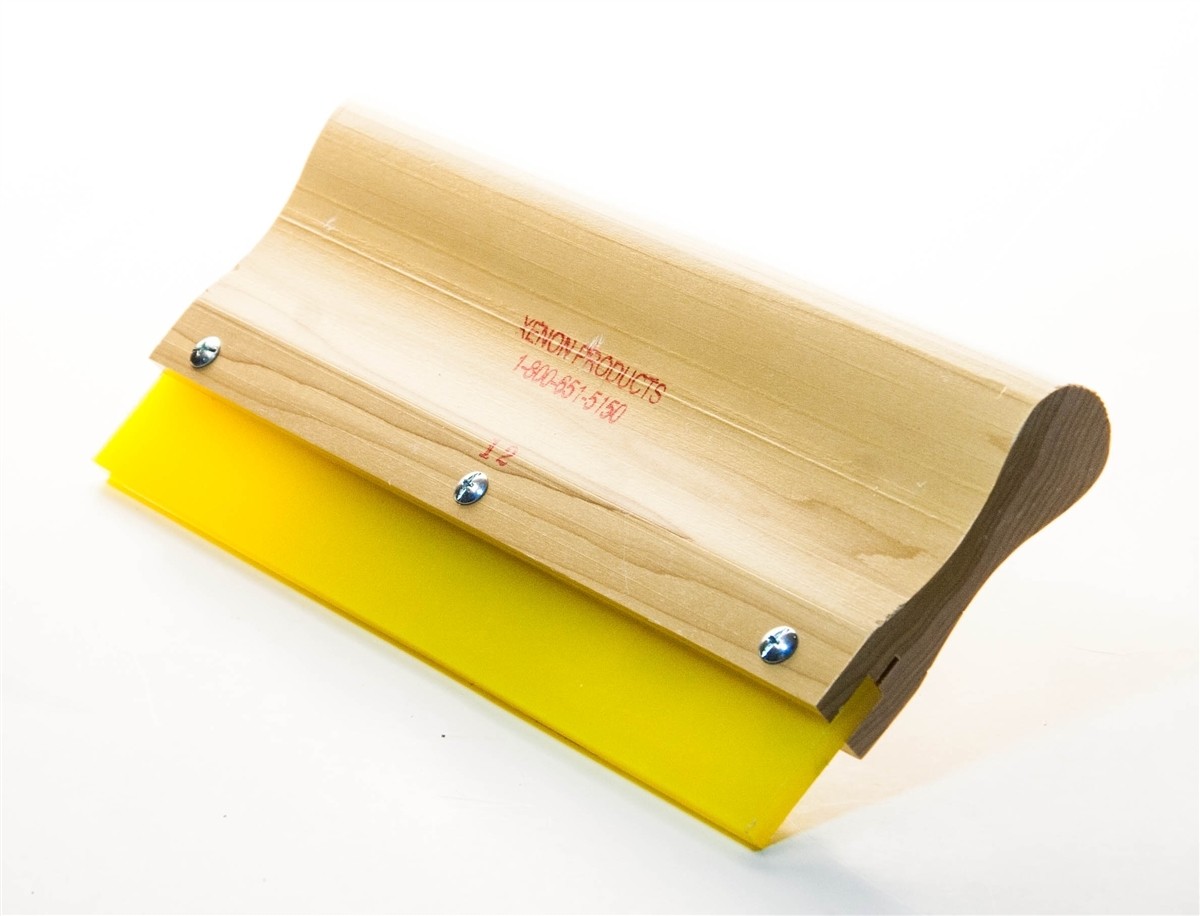 Manual Squeegee with Wooden Handle Screen Printing