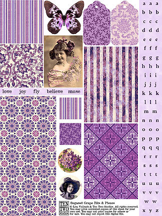 Sugared Grape Bits Sugared Grape Bits
