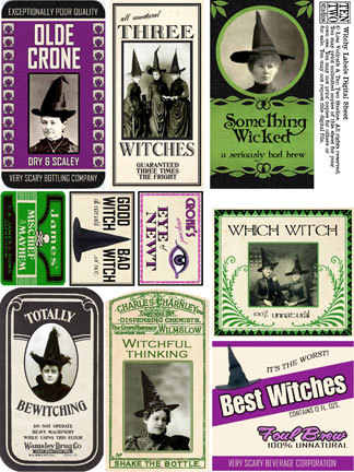 Witchy Labels Witchy Labels