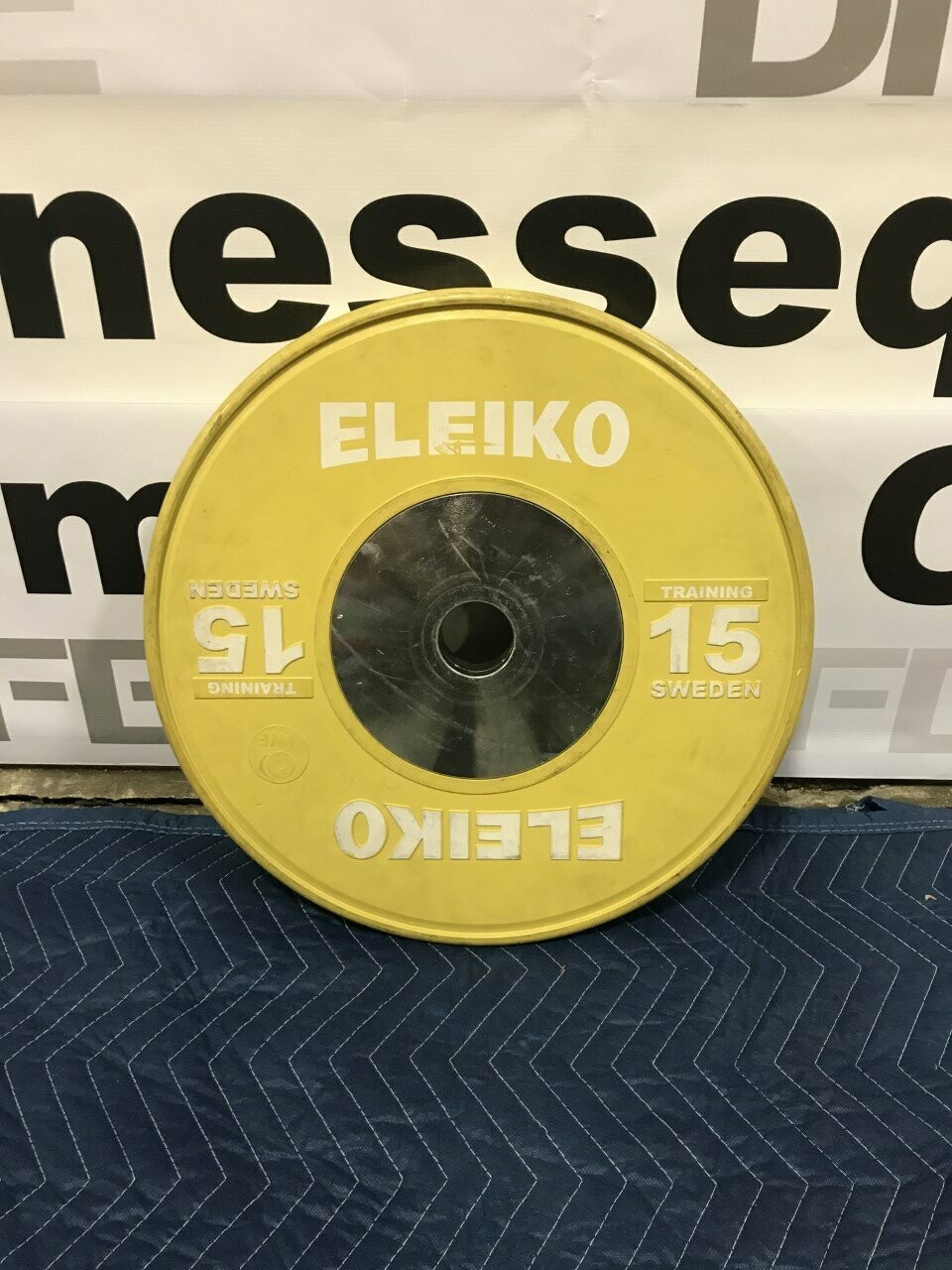 15 Kg Eleiko Training Bumper Plate Single